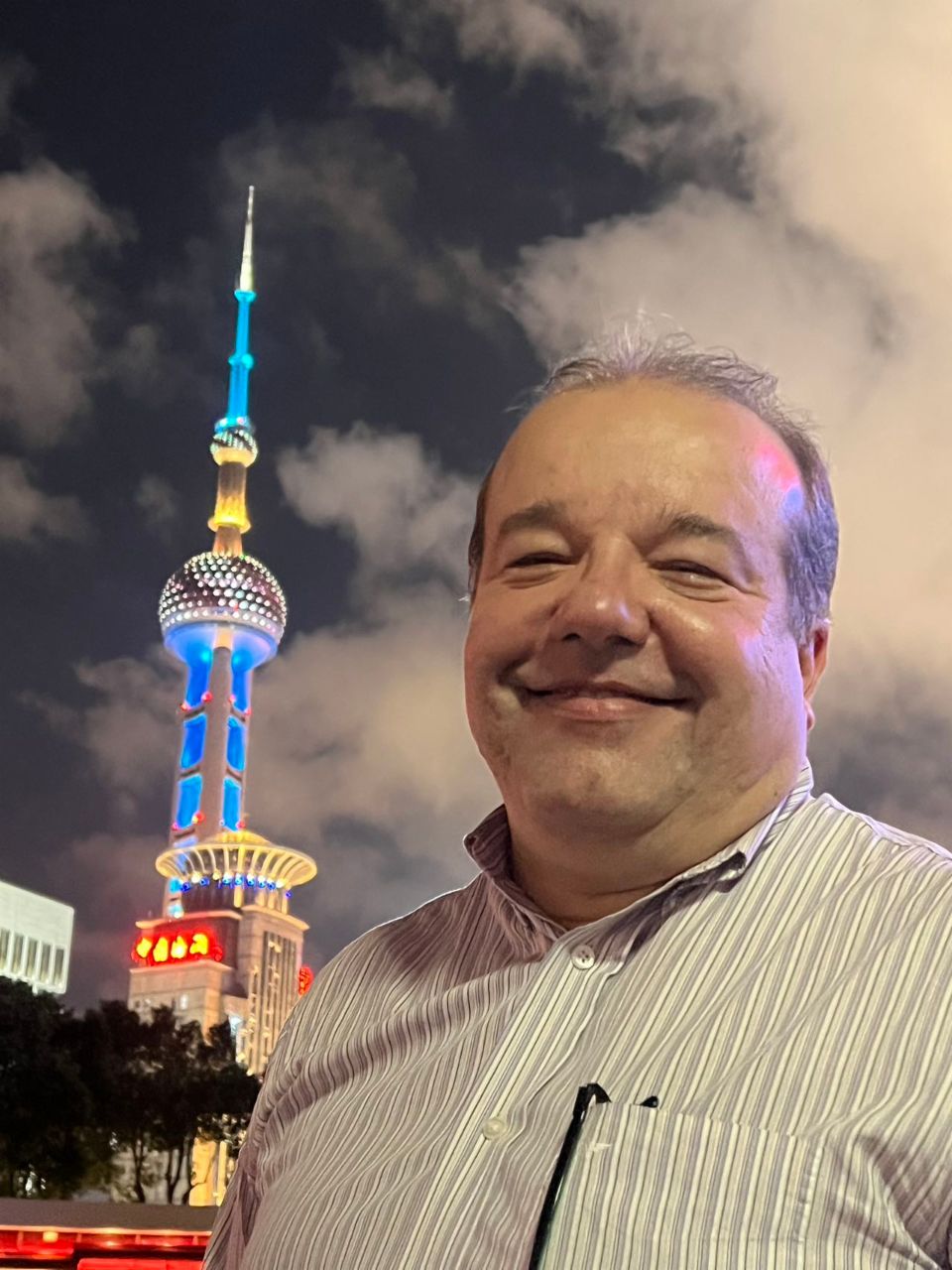 Ronaldo Cândido da Silva Jr. in Shanghai.