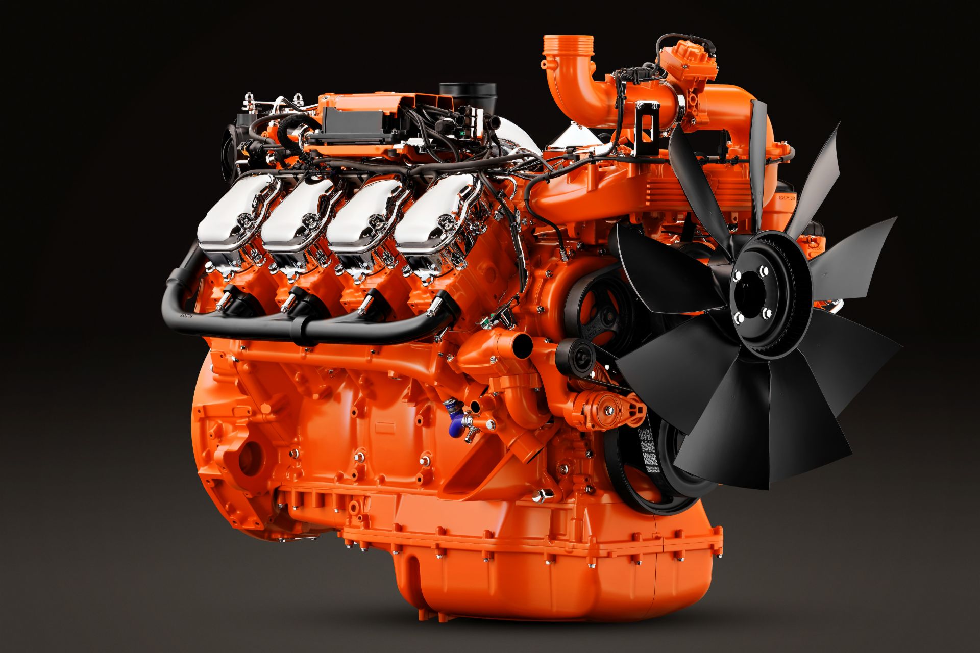 Scania DC 16 litre The connected engines enable users to see exact position of their trucks and bottlenecks can easily be identified. This helps to improve productivity.