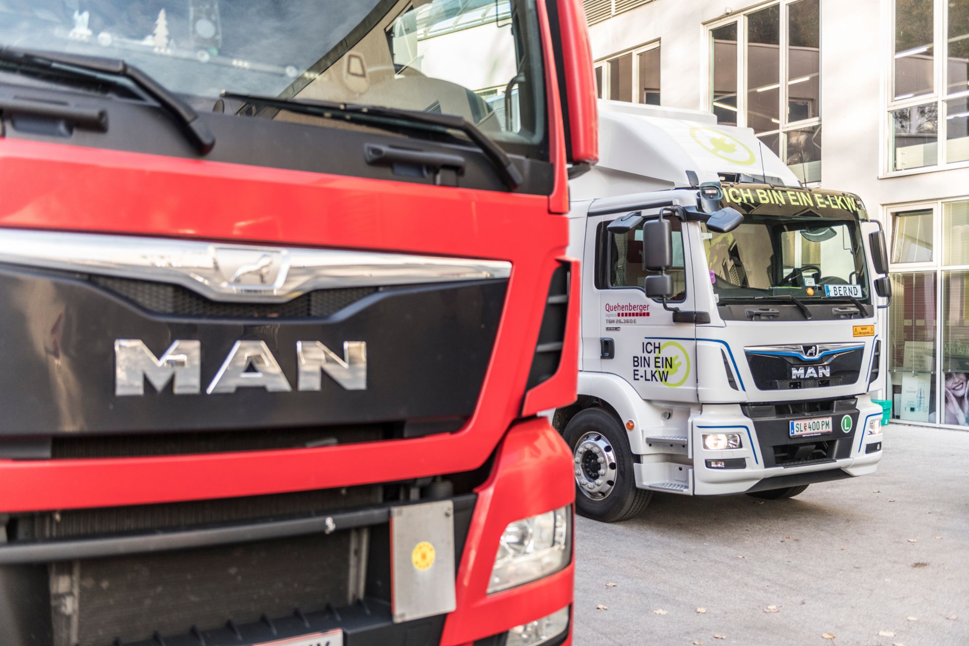 MAN fleet of Quehenberger Logistics Quehenberger Logistics relies on a modern MAN fleet, which is now joined by an MAN TGM 26.360E.