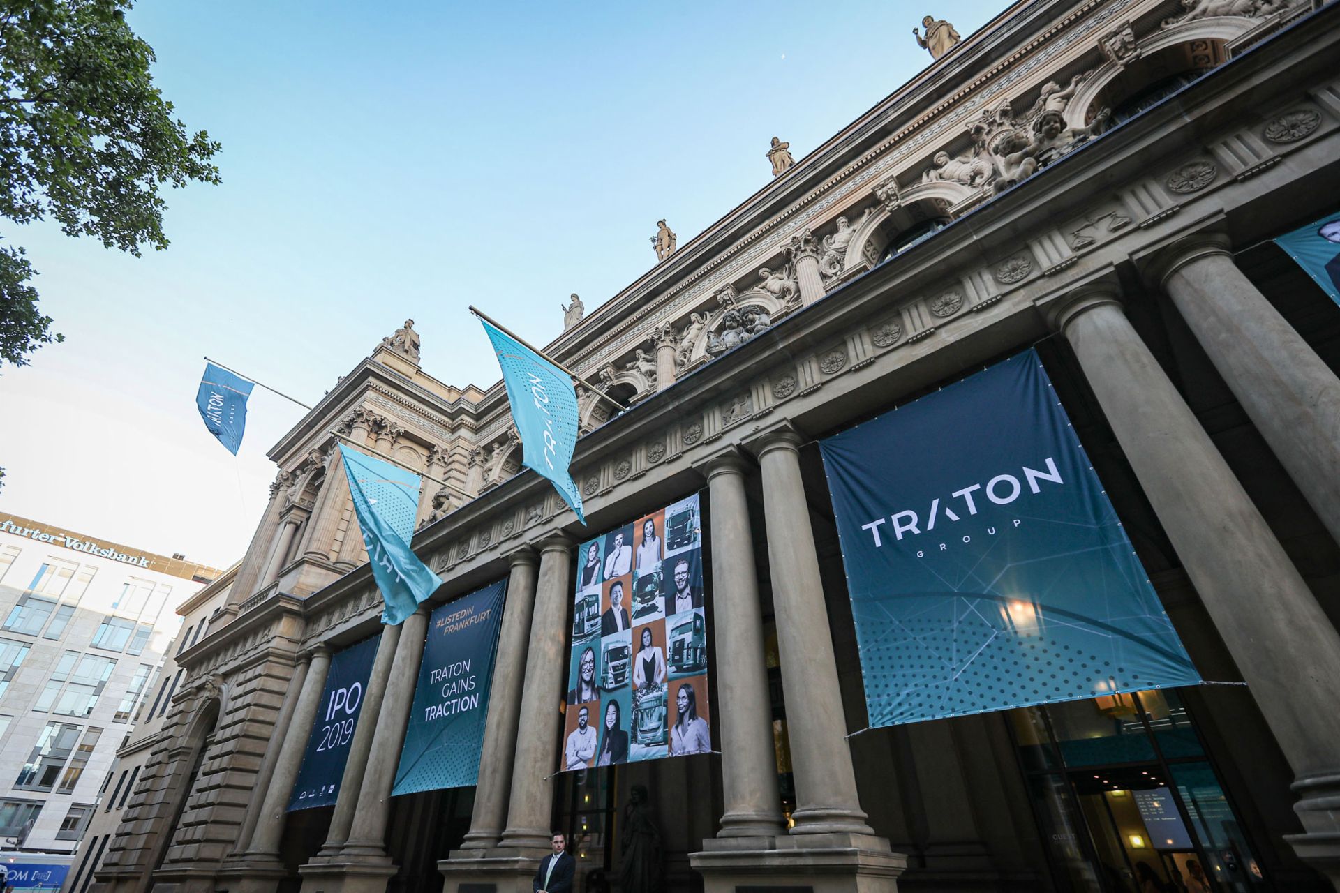 TRATON an der Frankfurter Börse
                     