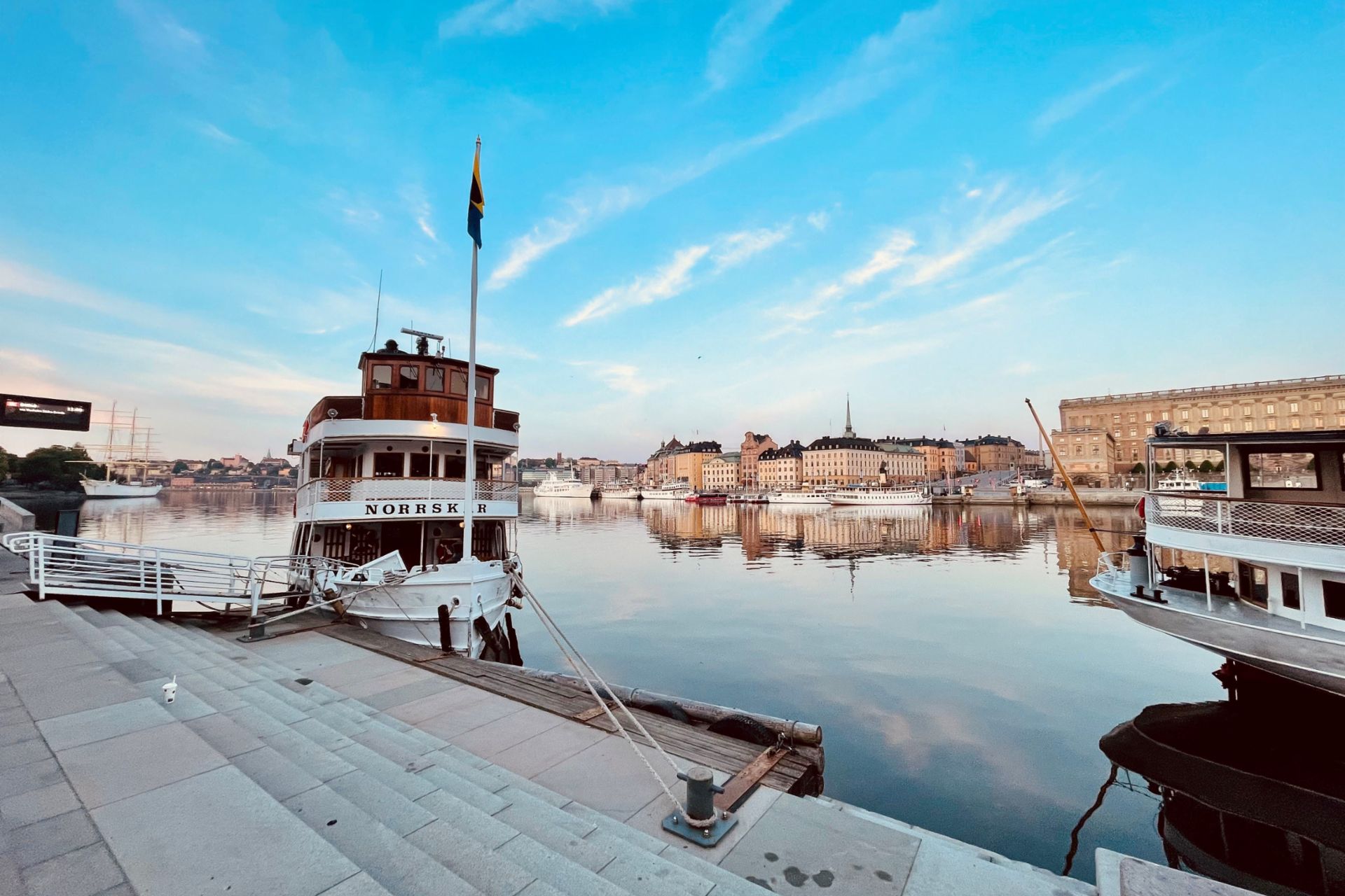 The harbor in Soedertaelje/Stockholm